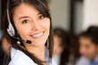 beautiful business customer service woman - smiling © Andres Rodriguez #10218850